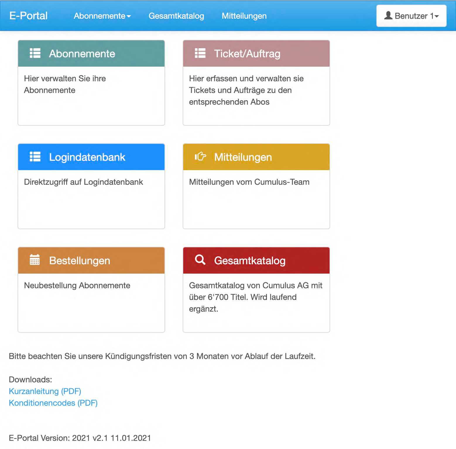 Inbox user interface